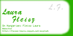 laura fleisz business card